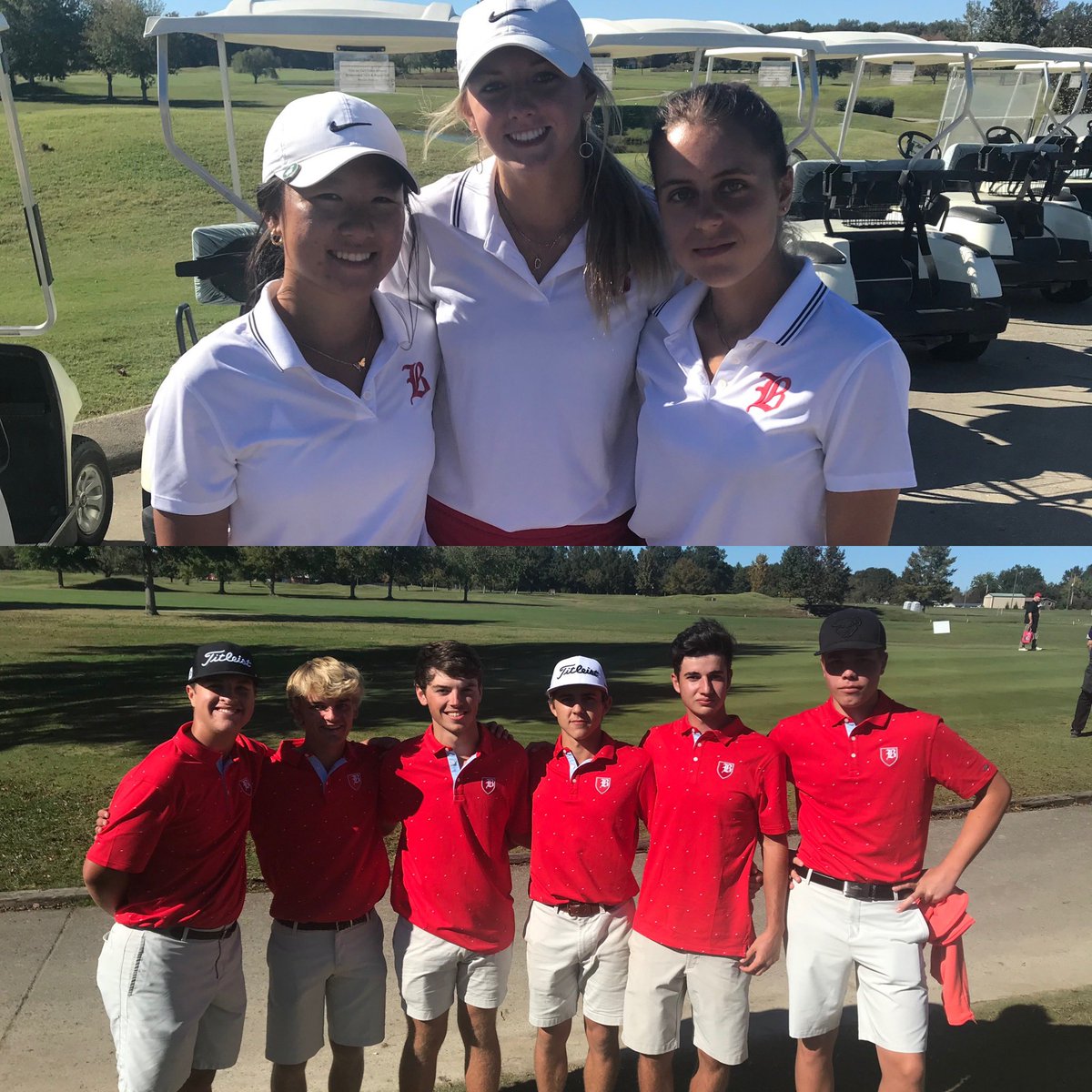 Baylor wins at State! #GBR The Baylor boys and girls golf programs each now have 19 team state championships. Most in state history. Clean sweep today at WillowBrook

Girls winning by 17 strokes and the Boys by 9

#GBR #TSSAA