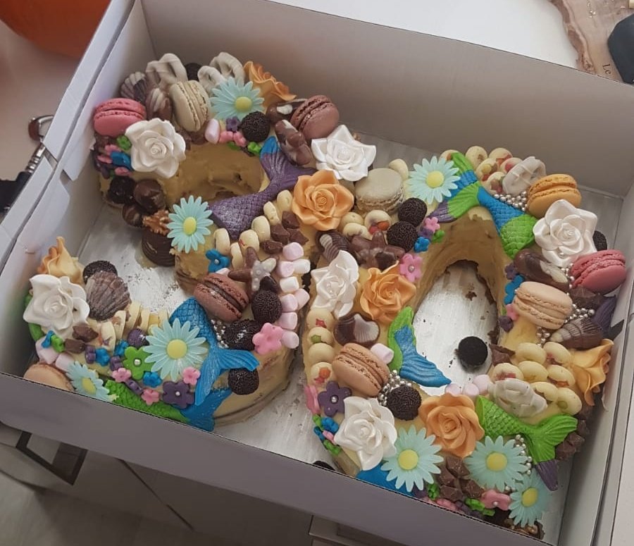 OpenAwardsNina's tweet photo. When your little sister says she wants everything to be over the top for her 30th birthday given that all our celebration plans had to be cancelled...
...Too much?! 🎂🎂
#GBBO #MoreIsAlwaysMore https://t.co/a3kTvDMxCf