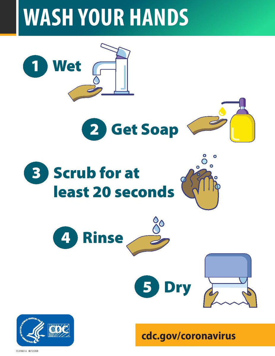 AllclearEvents's tweet image. #safetytipoftheday: As we approach flu season, properly washing your hands is crucial to remove germs, avoid getting sick, and prevent the spread of germs. Follow these five steps every time you wash! #AllClearEvents