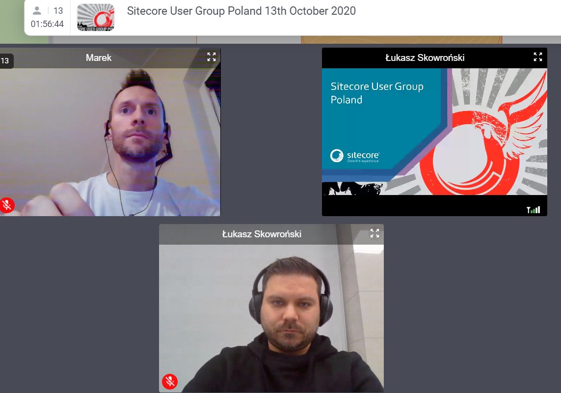 VadzimPapko's tweet image. Today joined to the first ever online @SUGPoland and went deeper to #SitecoreDocker hot topic - thank you @RobsonAutomator for sharing that! 
On a virtual table talked with @LukasSkowronski - nice to meet you, man! #SitecoreComminuty
Thank you guys for hosting this event today.