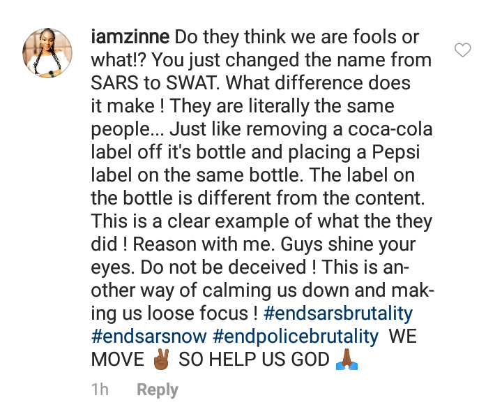 iamzinne's tweet photo. #EndSars #EndPoliceBrutalitynow #SarsMustGoNow #EndSWAT https://t.co/shMkGN8K1N