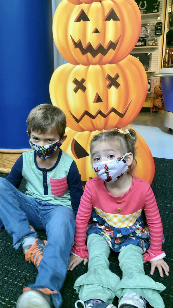 coachMann9's tweet photo. so very impressed with @TCMIndy today and all of their efforts to be open - we had a great day! #MaskUpHoosiers #MasksAtTCM #BrodyDavid #AriaRose #MANNions https://t.co/Dks82dl5ML