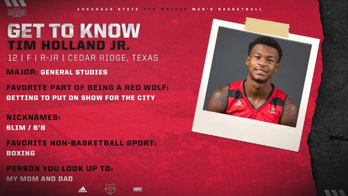 This week, let's meet Tim Holland Jr. #makeASTATEment #WolvesUp