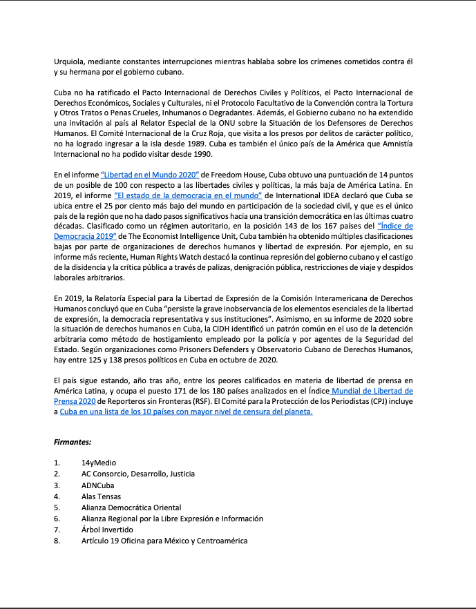 RedamuC's tweet photo. Aquí el comunicado que subscribió Redamu y otros organizaciones de la sociedad civil: https://t.co/dE2KsyQUeq
