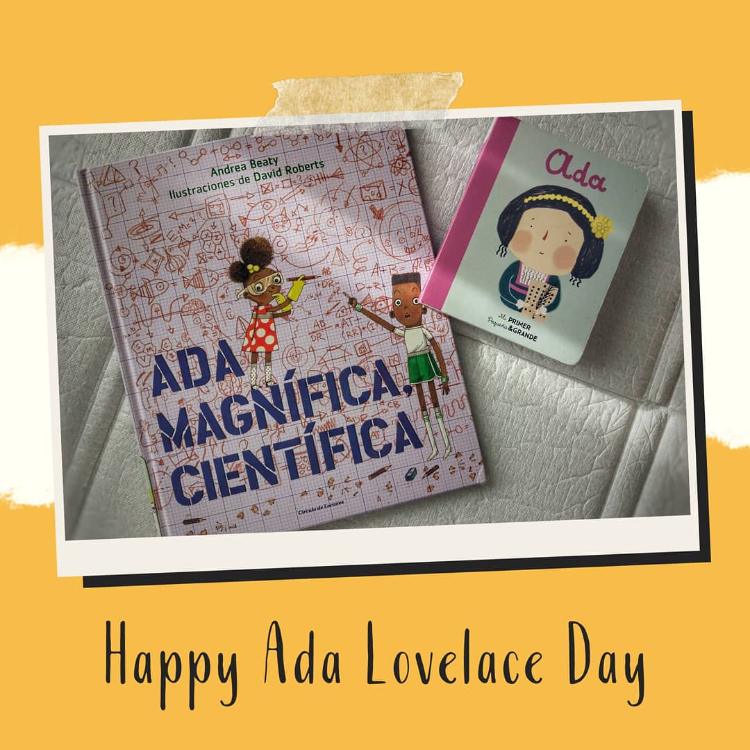 Happy Ada Lovelace Day!
.
Our tribute at home.
.
#adalovelace #adalovelaceday #adalovelaceday2020 #womeminscience #wis #womencoding #math #computer #stem #ada #stories #cuentos #mujeryciencia #science #ciencia #scienceforall #pequeñaygrande #adamagnificacientifica