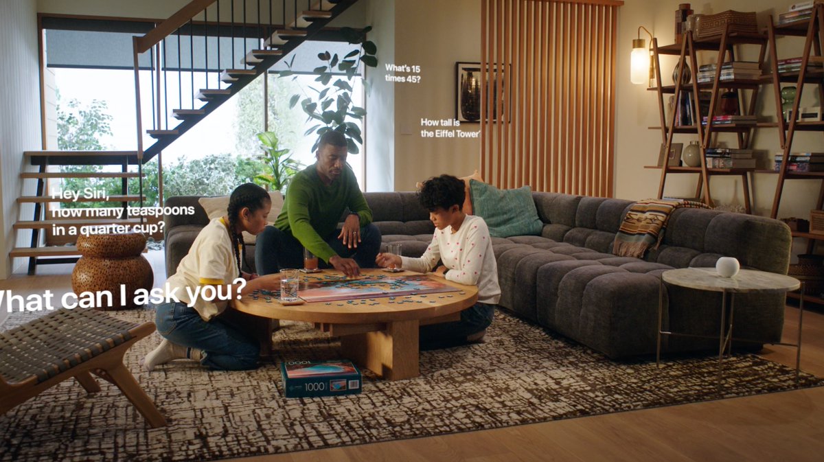 The “home” set that Apple demonstrated HomePod mini in was one of an extremely wealthy family. It was very beautiful but kinda made me a bit angry.