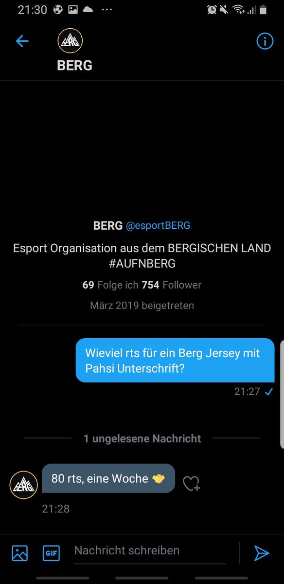 da1vee's tweet image. Jungs 80 rts für ein @esportBERG Jersey mit @pahsihasi Unterschrift! Erfüllt mir mal mein Traum