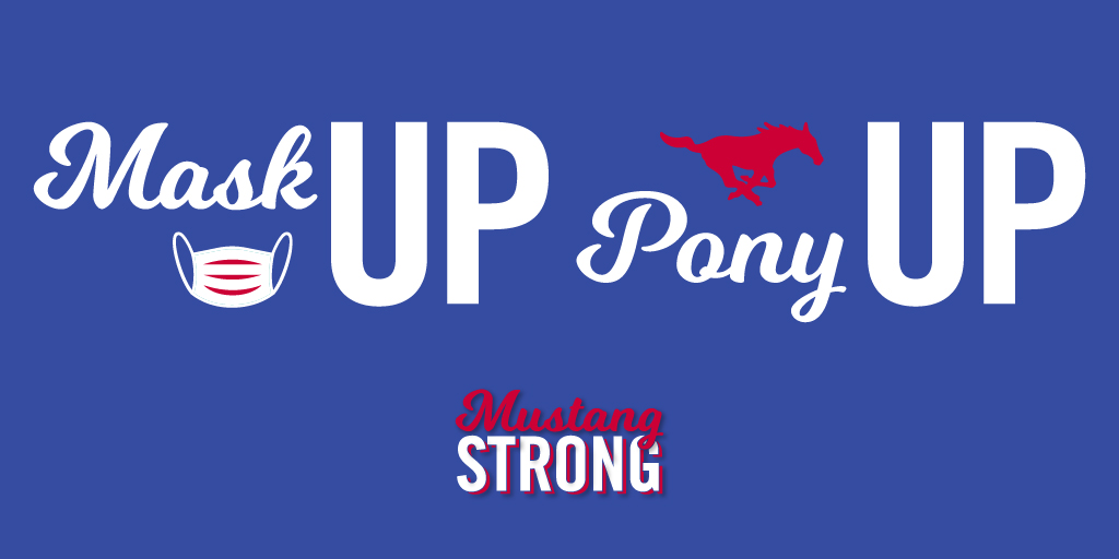 SMU's tweet photo. Early voting begins today in Texas. Make sure you stay safe.

😷 Wear a mask
🧼 Use hand sanitizer frequently
↔️ Stay 6 ft. apart
✒️ Bring your own black pen
☀️ Vote at off-peak times

#VOTE https://t.co/VoGk7Eh6Re