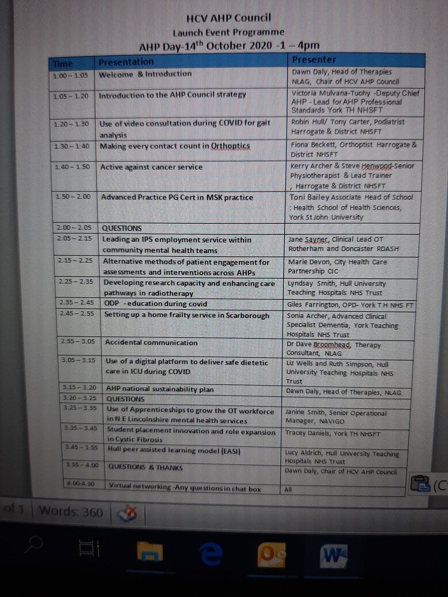 YS_AHPs's tweet photo. @AhpHcv we have seen the line up for the AHP virtual Conference tomorrow and looking forward to joining in! #readytobeinspired !@YorkTeachingNHS happy #AHPsDay https://t.co/qR9daThVI7