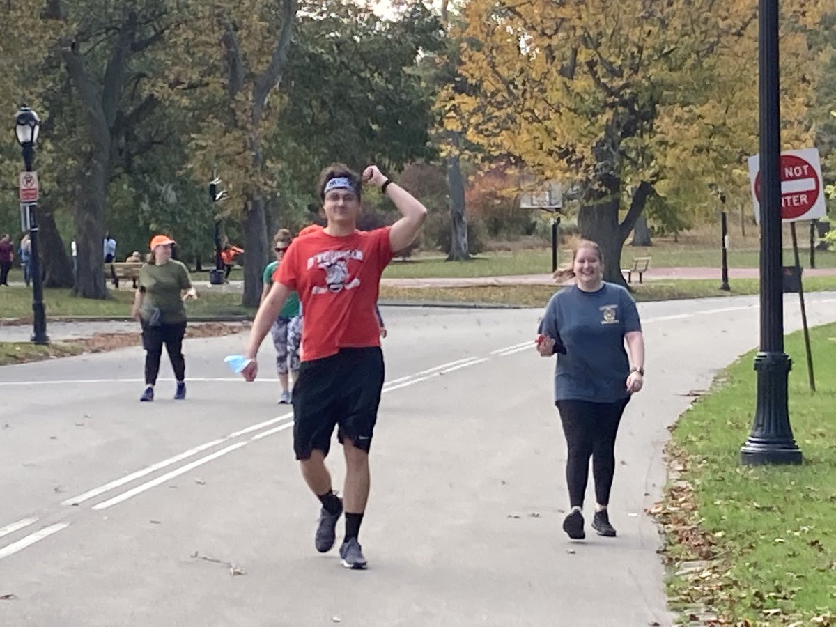 dyouville_PT's tweet photo. #DYPT #PTDOS Saturday. 10 students and Dr @bartlop ran the virtual Terry Fox run and raised $320 for cancer research. A great day for a run.
(Masks were off just for the picture so there could be real faces. Social distancing was kept beyond the pic.) https://t.co/mduSpFfRQj