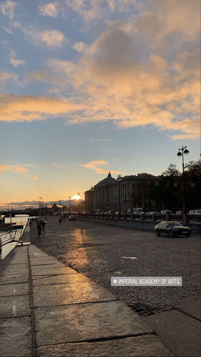 Осенние закаты Петербурга