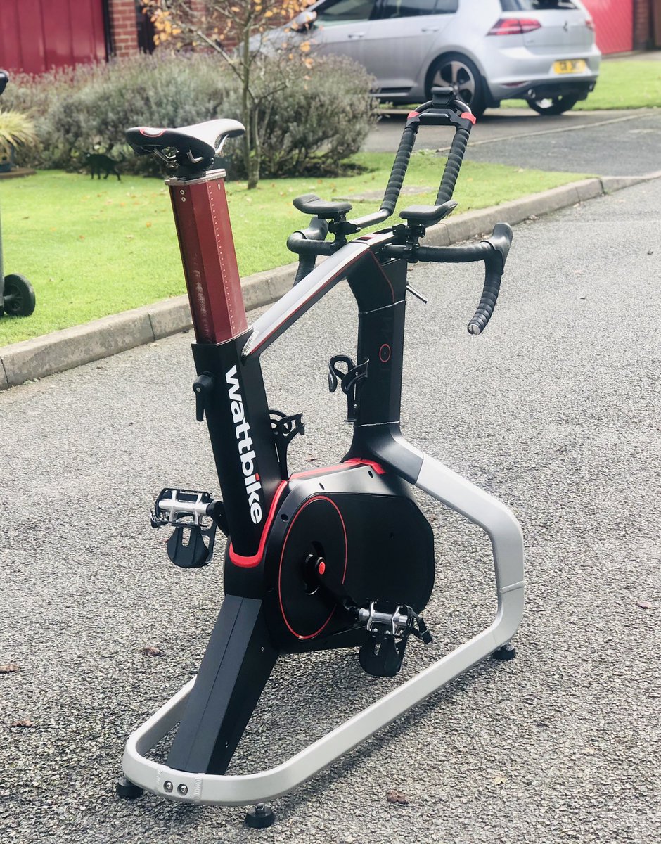 TitaniumGeek's tweet image. Seat set to maximum
Ready for testing 
The new @wattbike Atom 
#wattbike
#wattbikeatom
#zwift
#indoorcycling
#eracing
#RGT
#bkool
#sufferfest
#smarttrainer