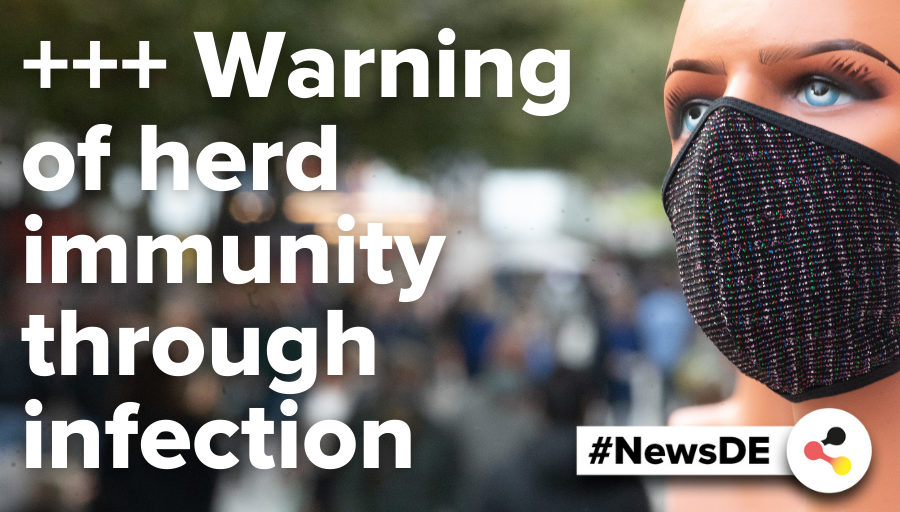en_germany's tweet photo. +++ Warning of herd immunity through infection to combat the corona pandemic

❗ Click here 👉 https://t.co/YBweObOrII for the latest #news about the coronavirus from #Germany.

#NewsDE #COVID19 #SocialDistancing #CoronaNumbers #HerdImmunity #Infection https://t.co/HDkGC6UNJl