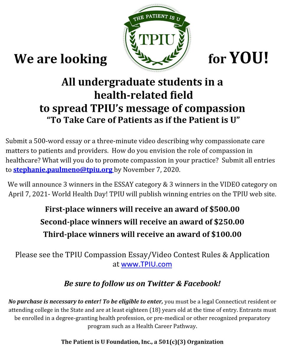 The Patient Is U Foundation Inc 501 C 3 Patient U Twitter