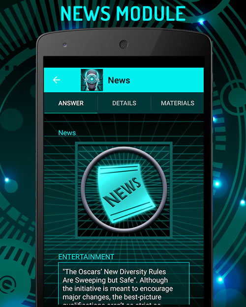 DatabotApp's tweet image. The News module available in your #assistant  enhancements, can be fully customized. Among the customization you can also change the feed RSS used by your #artificialintelligence . To change them, access the module settings and enter your favorite sites.
databot-app.com