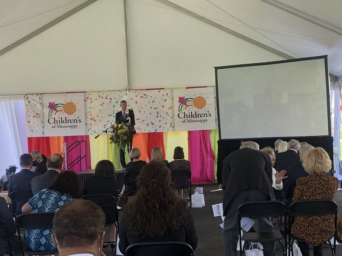 ShaleekaP's tweet image. HAPPENING NOW: Ribbon-cutting ceremony for Kathy and Joe Sanderson Tower at Children’s of MS Hospital.