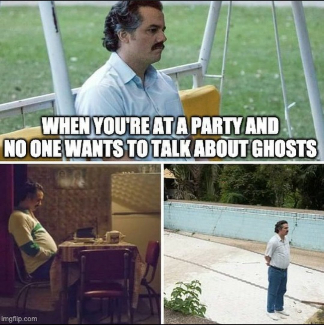 When your non-paranormal friends just don't get it 🤣 #paranormalproblems # meme #sociallyawkward #paranormalpartiesarethebest #ghosts #spirits  #haunted #paranormal #paranormalinvestigators #helpingthelivingandthedead  #epicedium #epicedium_paranormal ..., image size:1080x1084