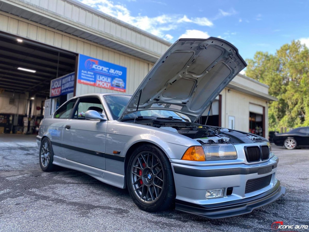 IconicAutoATL's tweet photo. Great example of an E36 ///M car!

This boosted E36 in for a master cylinder replacement &amp; bleed service using Liqui Moly fluids.

Tuning, performance, maintenance &amp; much more.
Dealer quality | Cost effective repairs
☎️678-541-5244☎️ https://t.co/vMXsrJJTyT