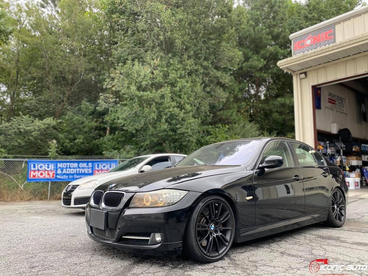 IconicAutoATL's tweet photo. Burger Motorsports goodies 💨💨
E90 335i doing N54 things here at the shop 🔧
Replaced the thermostat &amp; water-pump while here as well!

Tuning, performance, maintenance &amp; much more.
Dealer quality | Cost effective repairs
☎️678-541-5244☎️ https://t.co/6bz8i3GnOd