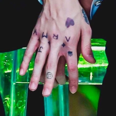 his beautiful hands