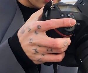 his beautiful hands