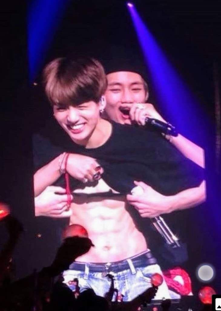 his abs 