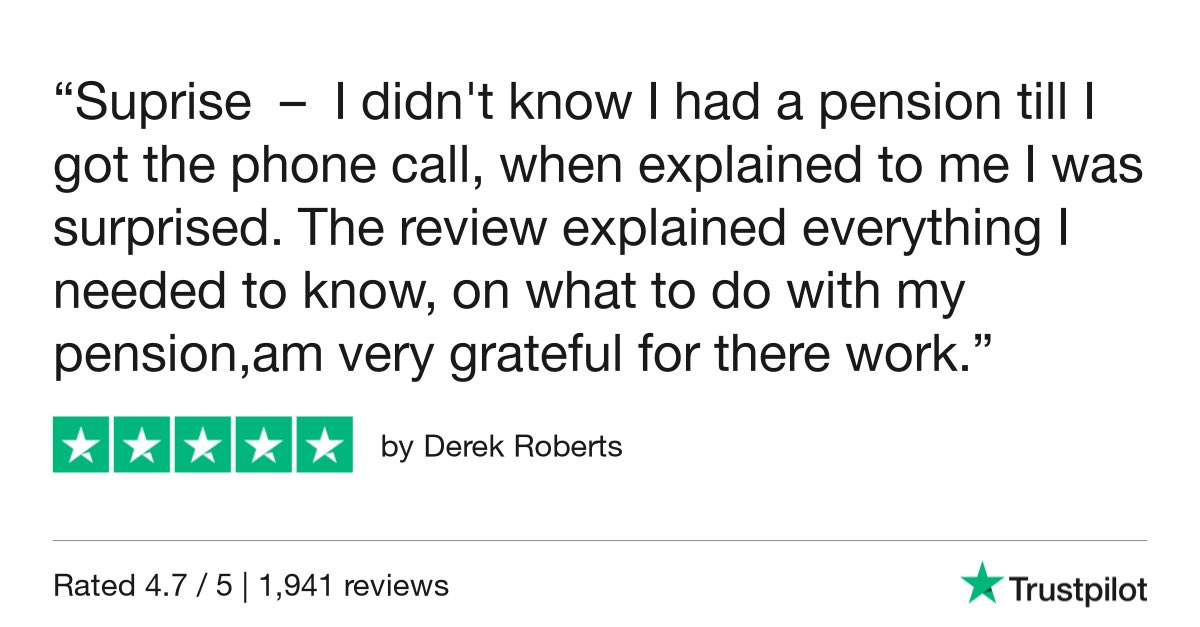 Great review <a href="/ProfilePensions/">Profile Pensions</a> - well done to the whole team making another customer better off in retirement #fintech #pensions #customersatisfaction #financialservices