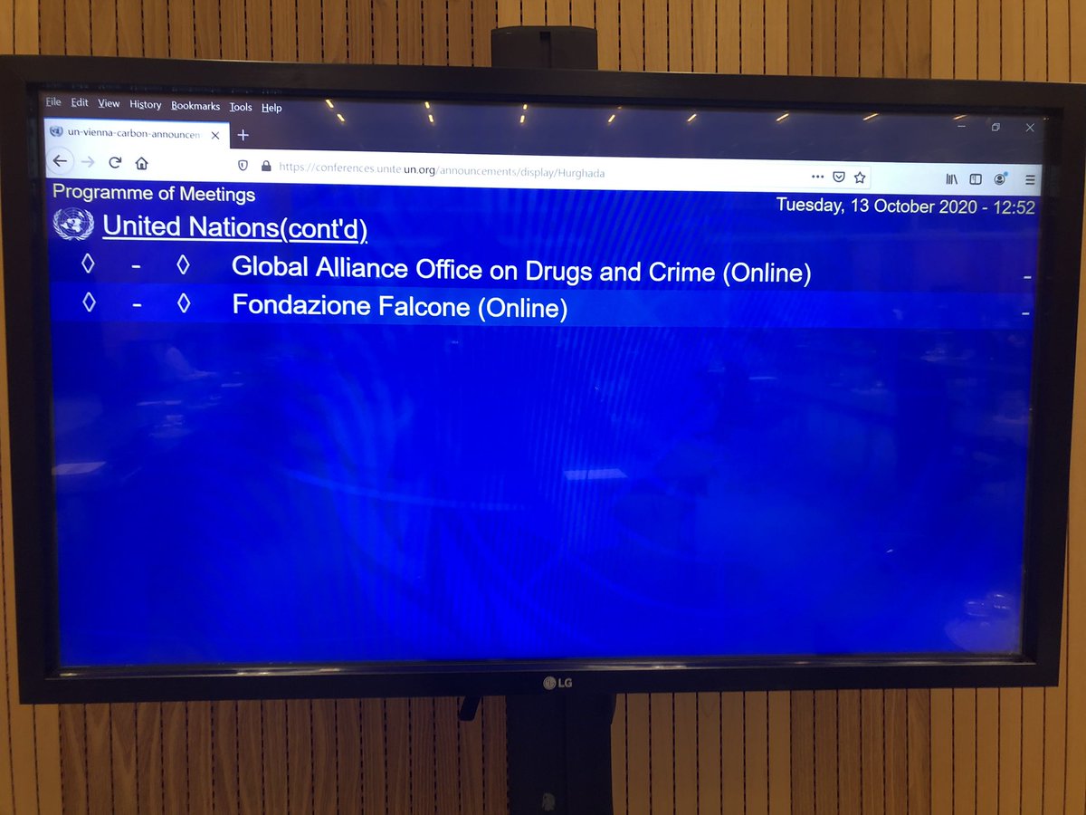 DoraALLRIGHTS's tweet photo. Day2 #COP10 #UNTOC20.Remarkable speech by Mr.Luigi Coretti/Global Alliance Office on Drugs&Crime:“wish for closer cooperation between #UN bodies and law enforcement to facilitate the prosecution of transnational organized crime“.#LawEnforcement #JointInvestigation @coretti_luigi https://t.co/N5iL6jQZmu
