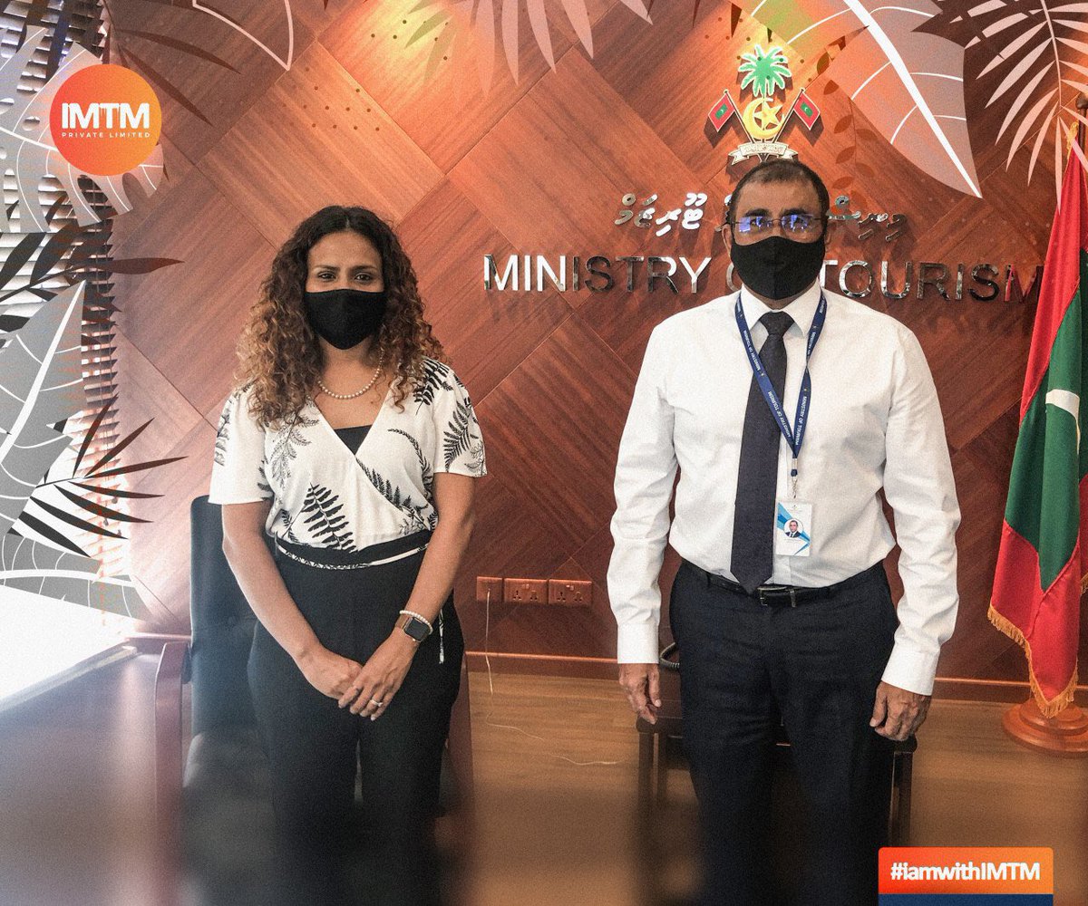 imtmonline's tweet photo. International Maldives Travel Market (IMTM) has been endorsed by @MoTmv . On behalf of IMTM team, we would like to thank Tourism Minister @Mausoom_Maus &amp; the ministry for their support to IMTM 2020 virtual event.
#imtm2020 #imtmonline #imtm2020virtual #iamwithimtm #visitmaldives https://t.co/JKZsbf1JPS