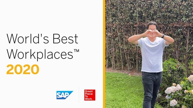 SAP has been named one of the #WorldsBestWorkplaces in 2020 by Great Place to Work! 🎉 🎆 A huge THANK YOU to all employees worldwide for shaping such an amazing workplace culture for all 🙌 sap.to/6013GN5yb #GPTW4ALL bit.ly/314NIwy