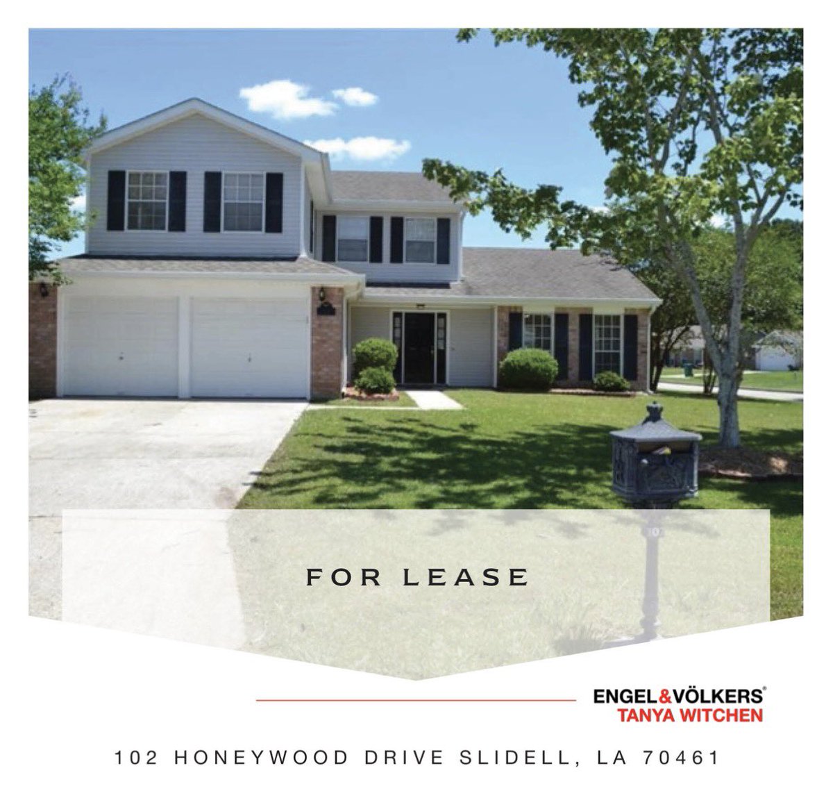 Fantastic property #ForLease in #WillowWood!

Contact Tanya K. Witchen to learn more or to schedule a showing!
☎️(985) 264-6025

📲tanyawitchen.evrealestate.com/ListingDetails…

#NewToTheMarket #EngelVölkersSlidellMandeville #SlidellHomesForLease #SlidellRealEstate #NorthshoreRealEstate