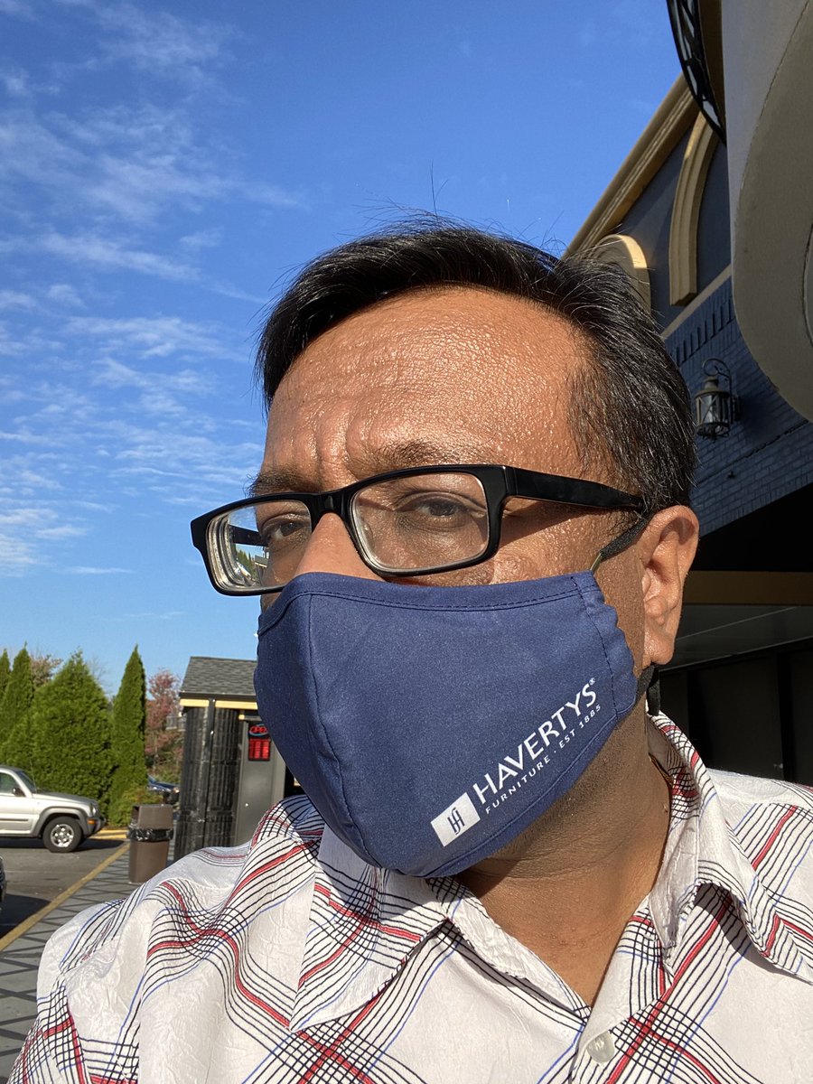 AbirThakurta's tweet photo. My days of walking around in fogged up glasses are over! I couldn’t complain because #procurement takes time and #demand is outpacing #supply ... #mask #foremployees #supplychain https://t.co/1DYmcwgWC9