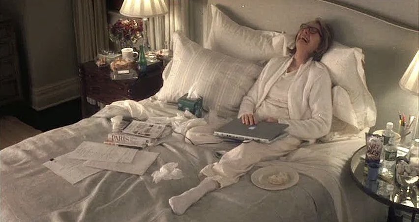 Romcom queens having an emotional crisis in a cozy bed (a thread)...