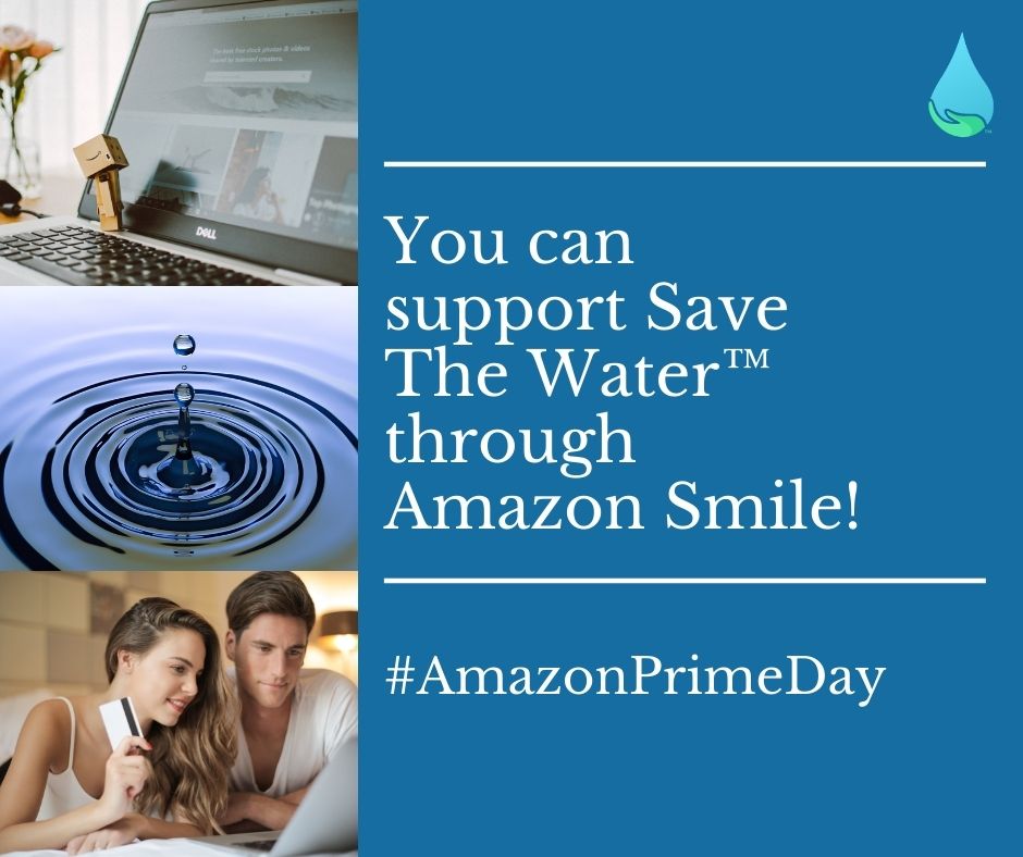 SaveTheWater's tweet image. Today is #AmazonPrimeDay! Don’t forget to start your shopping today via Smile.amazon.com. Select #SaveTheWater as your charity of choice through the link and Amazon will donate 0.5% of your purchase to help our mission.
#SupportWithASmile