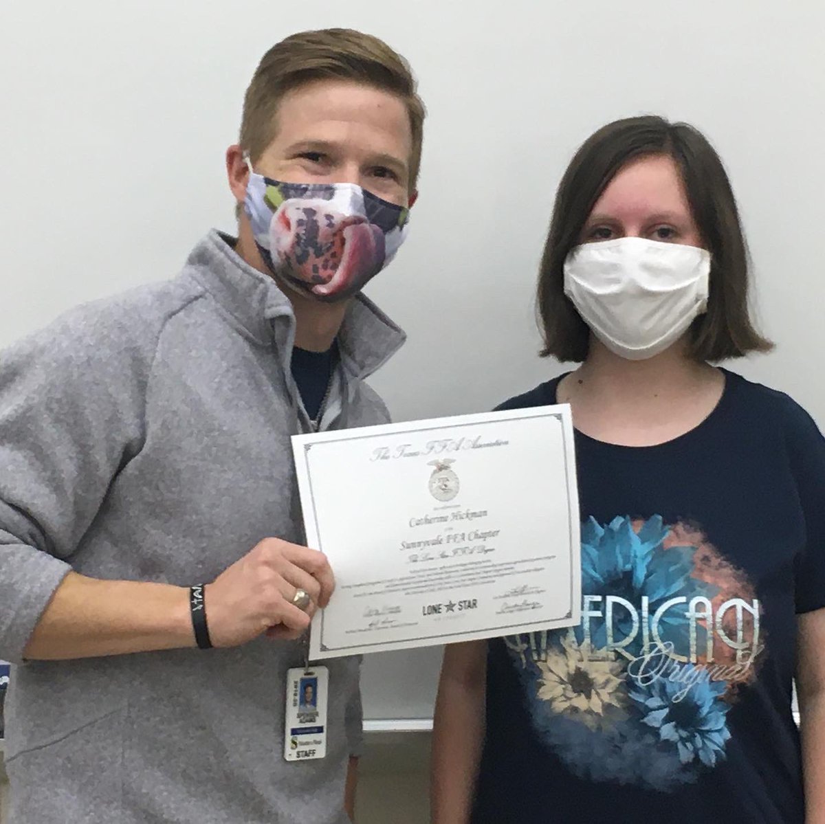 FFA MEMBER SPOTLIGHT: Catherine Hickman! Catherine is a Senior here at SHS. She has been enclosed with FFA since she was in 8th grade. She currently serves as the chapter Watch Dog, exhibits a Holland Lop rabbit, and serves as the barn manager for her AFNR Practicum! #ThriveFFA