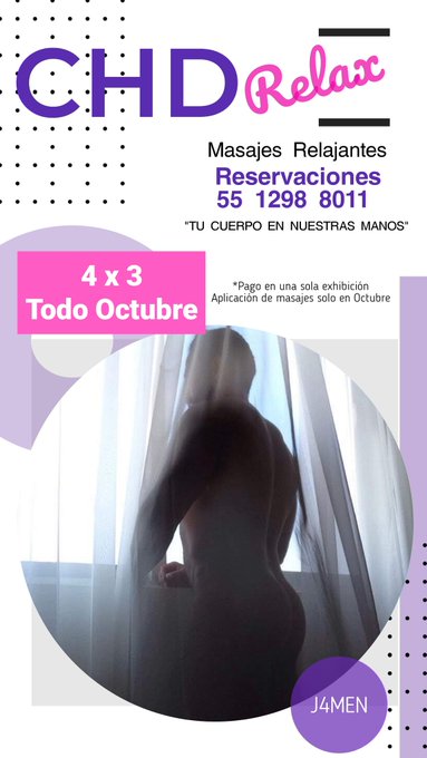 Pon tu cuerpo en nuestras manos... #CHDrelax https://t.co/qjnWym4GNO