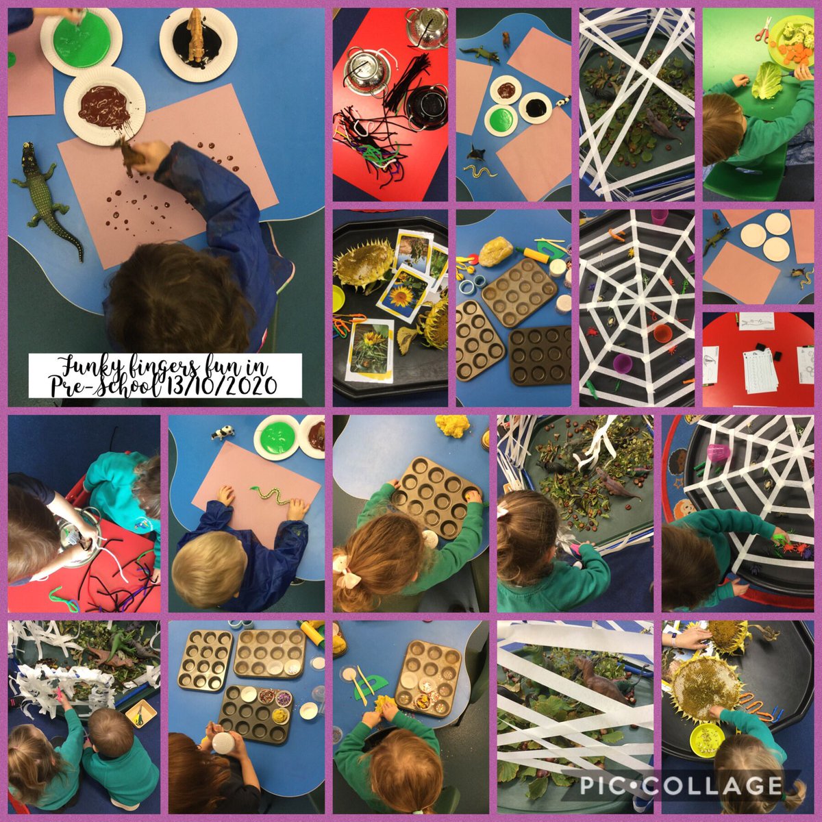 Heronswood_Sch's tweet image. The children in Pre-School have been developing their fine motor skills today, by engaging in a variety of activities involving tweezers, scissors and play dough tools etc. #finemotordevelopment #earlylearning