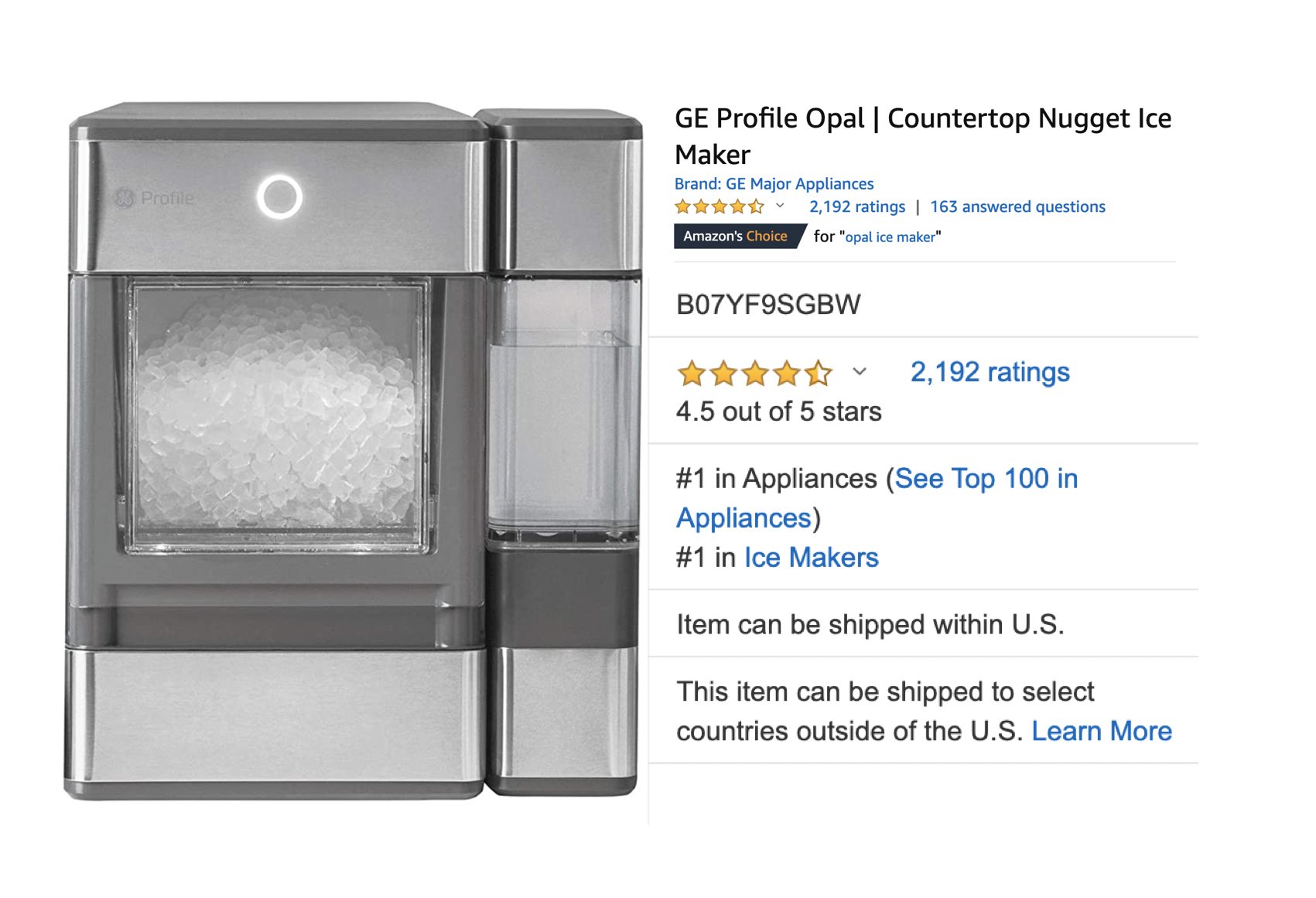 How to install the Opal nugget ice maker side tank - Reviewed