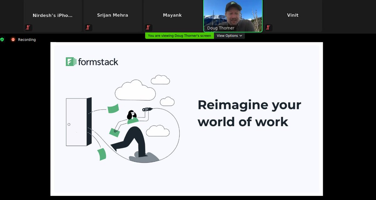 karunatayal03's tweet image. #VirtualSocialConnect #26 is started. Doug Thorner is sharing knowledge about #Formstack 
@SalesforceOrg @SFIndNonprofit