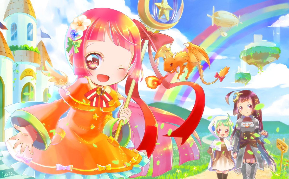 Sarta_'s tweet image. #画像を4枚晒したらrtがきてフォロワーがぶわーって増えると聞いて 
ピンク髪が好きでいつも描いてます