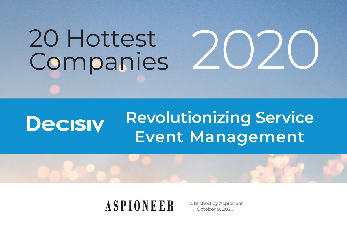 Decisiv was recognized as one of the "Top 20 Hottest Companies in 2020" by Aspioneer. In this article, Aspioneer discusses how we are revolutionizing service management, and what it means to be a part of the Decisiv SRM Ecosystem. Read the full article: decisivmarketplace.com/hub_news/decis…