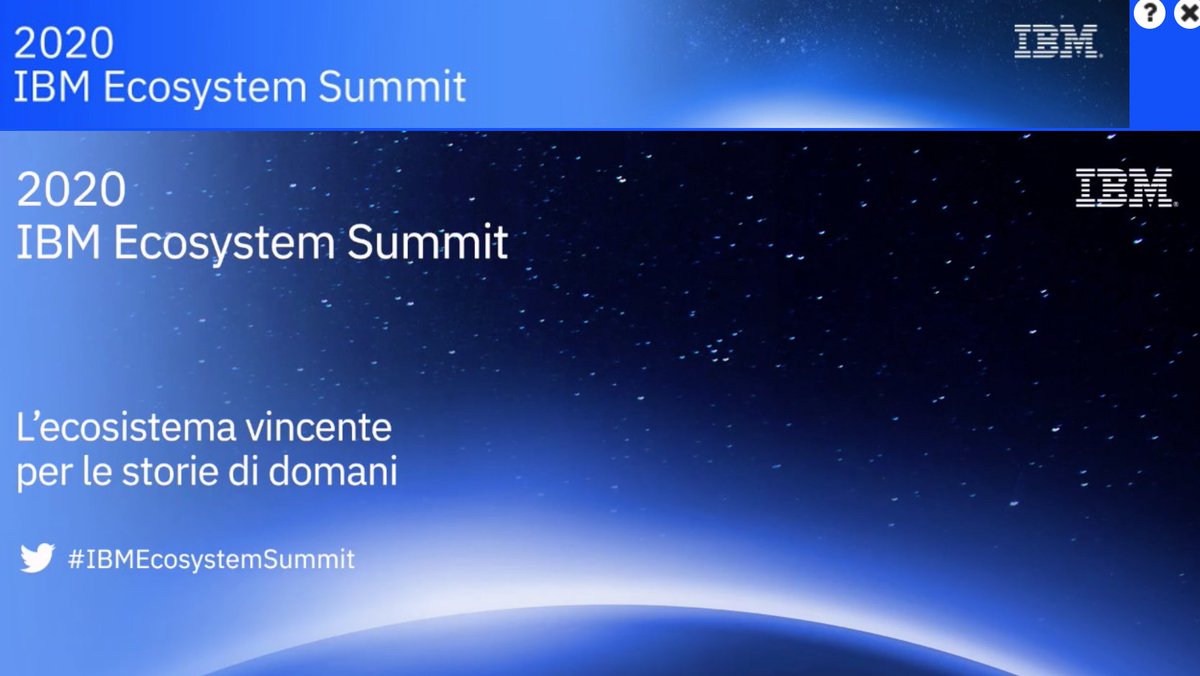 Digital4_biz's tweet photo. Con il saluto di @fabriziosalta @IBMItalia che rimanda l'appuntamento a un nuovo evento in ambito tecnologie per la primavera 2021, si chiude questo #IBMEcosystemSummit. Grazie a tutti per averci seguiti! @IBMItalia https://t.co/3HHcydOfz2
