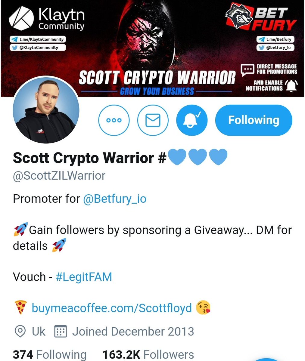 Cript0Jed's tweet photo. @ScottZILWarrior @yfnetworkdefi done. Regards
Telegram: @Crypt0Jed https://t.co/uMsp7SQeFc