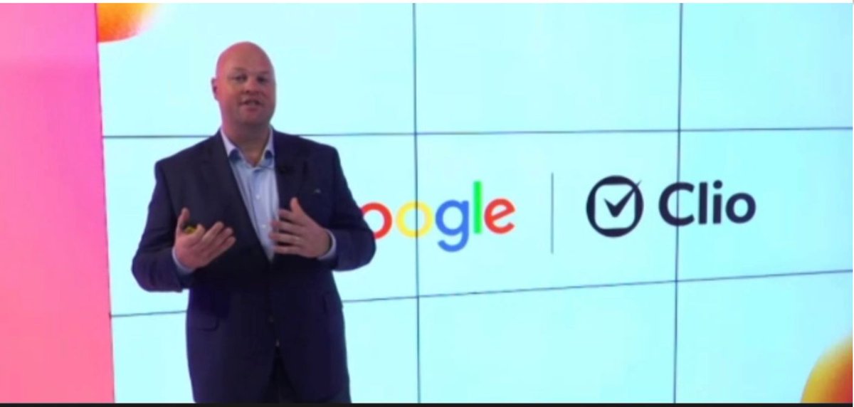 Clio/<a href="/goClio/">Clio</a> and Google partner to generate more leads for lawyers through Google My Business. Major major development for Clio, per its CEO, <a href="/jack_newton/">Jack Newton</a>. Google announces Clio will be its partner the the legal vertical. Well done! #ClioCloud9