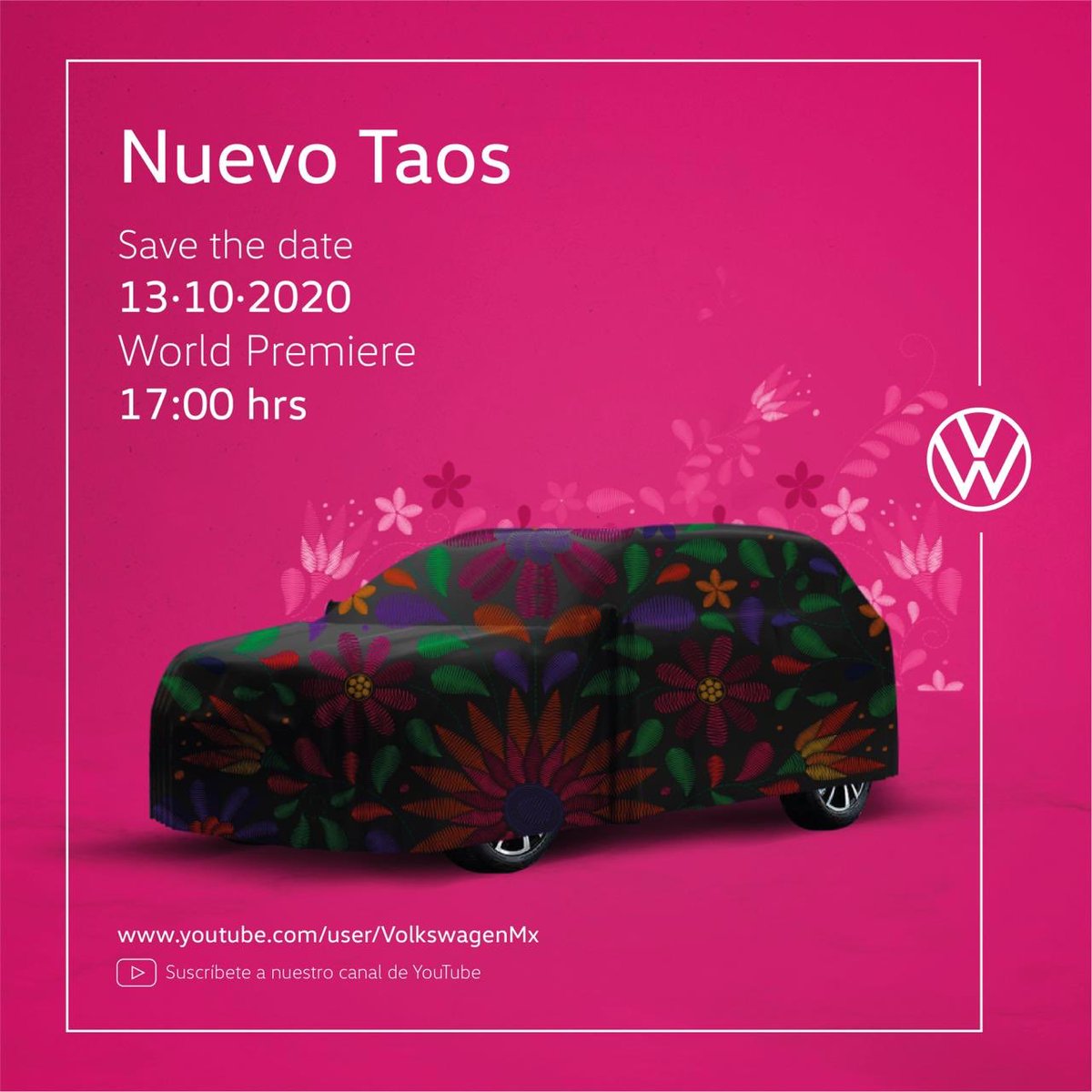 Aquí la liga para que sigan en vivo la presentación del nuevo #TAOS hoy a las 5 pm 👇👇👇@Volkswagen_MX https://t.co/G3yCnj7OuD https://t.co/c2oe6tMI4y