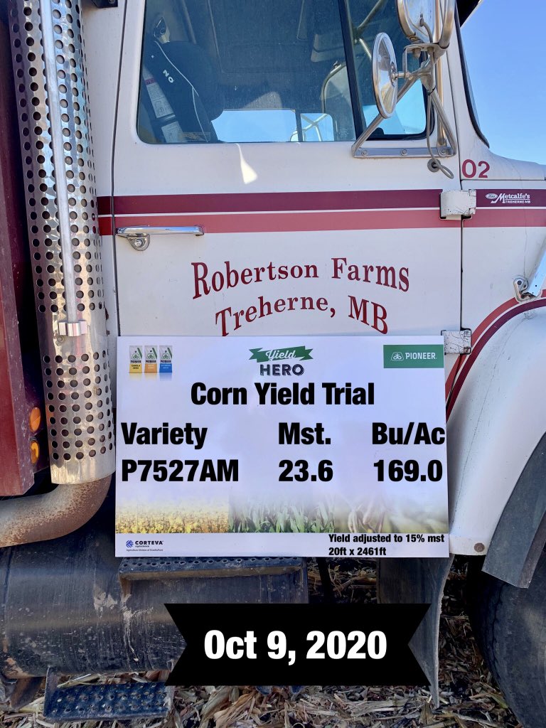 PayetteSeeds's tweet photo. Some great Thanksgiving corn yields came off this weekend. There is a lot of thanks to give when growing Pioneer corn! And of course, a big thank you to these trial co-operators. https://t.co/uCxmPLq890