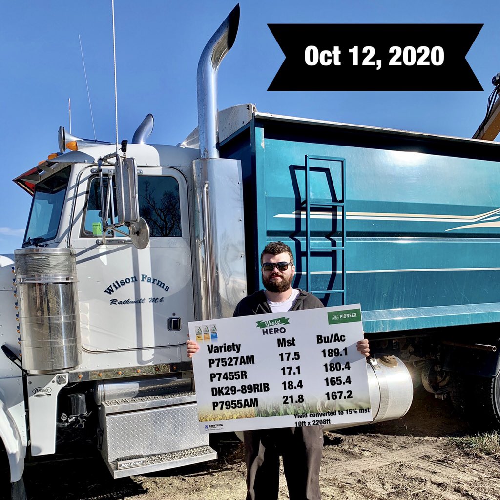 PayetteSeeds's tweet photo. Some great Thanksgiving corn yields came off this weekend. There is a lot of thanks to give when growing Pioneer corn! And of course, a big thank you to these trial co-operators. https://t.co/uCxmPLq890