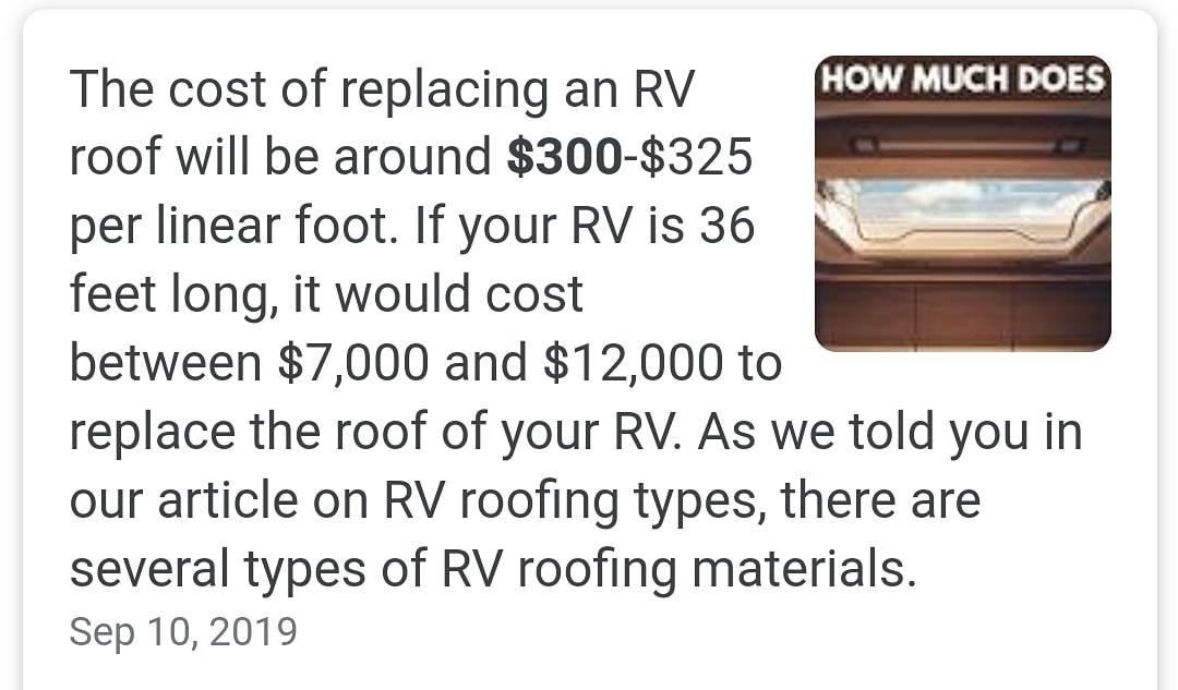 ClaysParkResort's tweet photo. Make sure to clean your roof on your #camper before putting away for the winterโ๏ธ!
You don't want an expensive repair in the spring ๐ณ
#rvtip #roofmaintance #campingtips #rv #storage https://t.co/u6fbIMvfZy