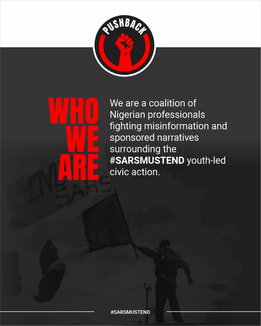 pushbackng's tweet photo. This is who we are
What we stand for
Why we fight

#SARSMUSTEND https://t.co/DHLBCMwln7