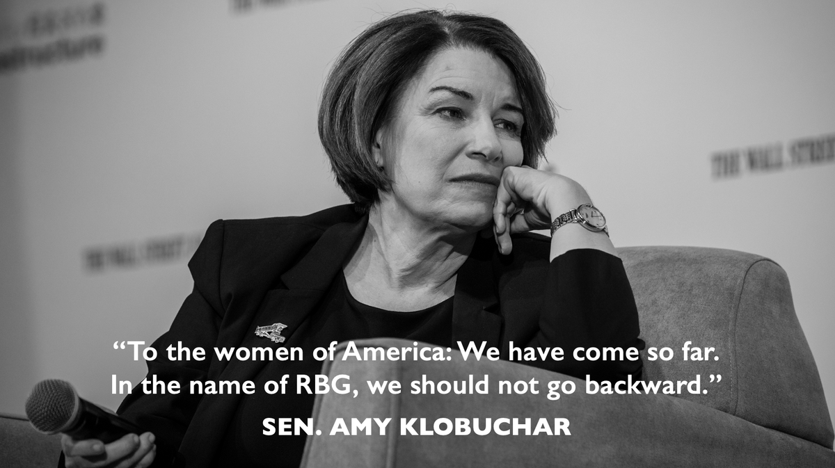 We refuse to go backward.

Thank you <a href="/amyklobuchar/">Amy Klobuchar</a> for unapologetically fighting for our healthcare, our rights, our democracy. Watch our senior senator’s commanding remarks during the #SCOTUShearings: youtube.com/watch?v=m_NXdV…
